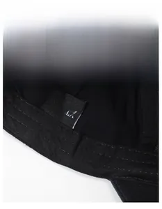 Detail of vintage washed baseball cap interior showing sweatband and stitched label