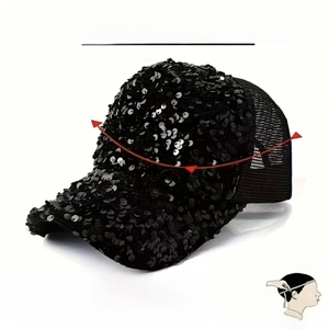 Guida alla misurazione della testa per berretto da baseball con paillettes 54-59cm