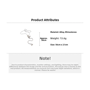 Silver butterfly necklace dimensions with 56cm chain length and 2.1cm pendant size details