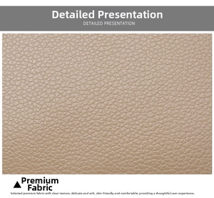 Close-up of the khaki pebble grain leather texture on a stylish women's shoulder bag