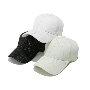 Casquette De Baseball Coeur Love Polyester Pailleté Jacquard Chic Mode Décontractée Protection Solaire Femmes Hommes