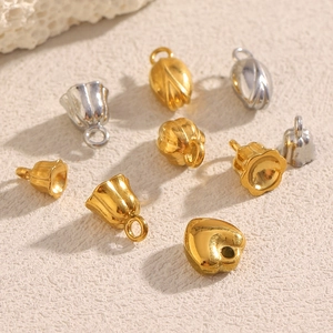 Pendentifs muguet plaqués or 18 carats et argent pour la création de bijoux DIY