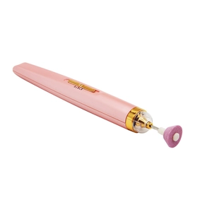 Fresa per unghie elettrica rosa con dettagli dorati per cura manicure professionale