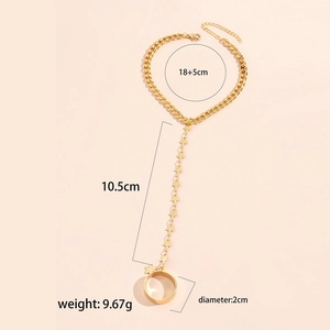 Detailed dimensions of the gold star and butterfly bracelet ring chain jewelry