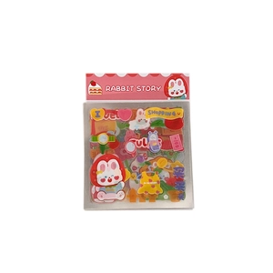 100pcs cute rabbit story cartoon stickers set for DIY scrapbooking and journal decor