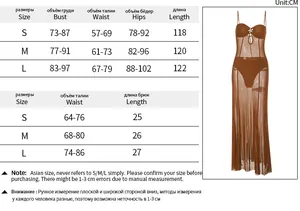 Guide des tailles détaillé pour l'ensemble robe en maille florale avec mesures S, M et L