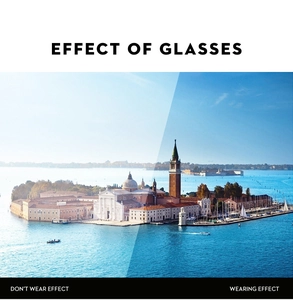 Visual comparison showing enhanced color contrast and glare reduction of polarized lenses