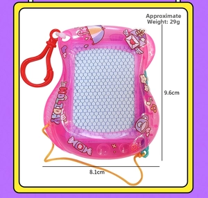 Mini magnetic drawing board with size labels showing 9.6cm height and 8.1cm width