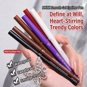 Set di matite eyeliner gel impermeabili in vari colori per un trucco occhi liscio e duraturo