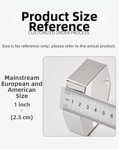Detailed size guide for ice cream cookie cutters with one inch measurement scale