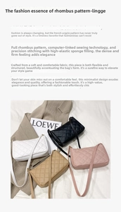 Detail showing various colors of quilted faux leather shoulder bags in elegant french style