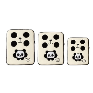 Custodie per laptop con ricamo panda in tre dimensioni per iPad e MacBook Pro