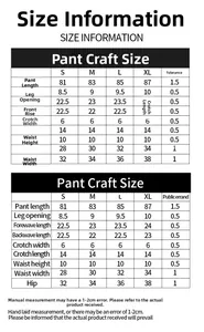 Tableau des tailles détaillé pour pantalons de yoga sans couture à taille haute S-XL