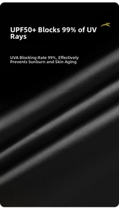 Detail of high-density UPF 50+ black coating fabric for maximum UV protection
