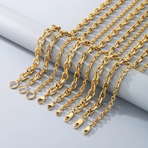 Stainless Steel O-Chain Necklace And Bracelet Jewelry Set Fashion Simple With Toggle Clasp For Men Women