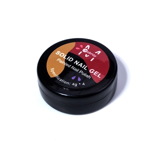 Mobray 4g solid nail gel pot in primary colors for professional nail art painting