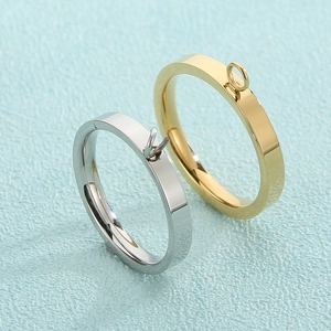 Bague Vierge En Acier Inoxydable Pour Fabrication De Bijoux DIY Accessoire De Composant De Base Poli Semi-Fini Hommes Femmes