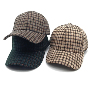 Classic Plaid Baseball Cap Vintage Checkered Pattern Peak Cap Curved Brim Adjustable For Men Women Unisex Retro Sun Hat