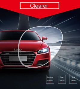 Driving sunglasses showing clearer night vision with driving comfort and true colors