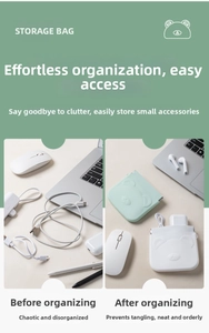 Detailed comparison of silicone shrapnel storage bag for earphones and small accessories