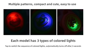 Bracelet lumineux pour enfants avec motifs de lion et grenouille et effets de lumière LED