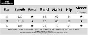 Detailed size chart for the summer backless high slit bodycon maxi dress in centimeters