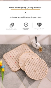Beige velvet jewelry display trays with champagne gold metal frames for rings and necklaces