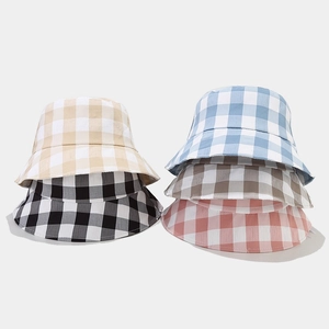 Chapeaux bobs à carreaux classiques pour femmes en cinq couleurs pour l'été