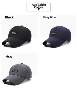 Detailed comparison of black, navy, and grey baseball caps with lion crest patches