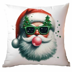 Christmas Santa Claus bubble blowing print pillowcase for sofa cushion home decor