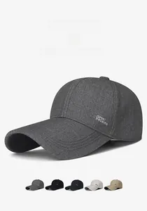 Detail of SPORT embroidery and breathable fabric on this adjustable outdoor baseball cap