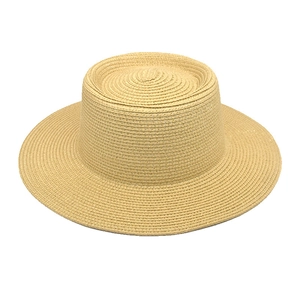Unisex Kreissäge Strohhut Flacher Deckel Breite Krempe Sonnenschutz Atmungsaktiv Strand Urlaub Sommer Frühling Herbst Jazz Hut Für Damen Herren
