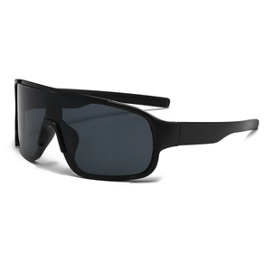 One-piece large frame cycling sunglasses, outdoor sports windproof running glasses.