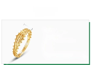 Detailspezifikationen des S925 Sterlingsilberrings mit Kreuzmuster und 10K Goldbeschichtung