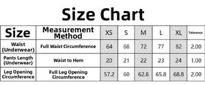 Detailed size chart with XS to XL measurements for solid color triangle bikini bottoms