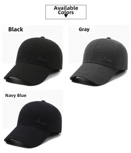 Detailed view of grid texture fabric and State embroidery on thermal baseball caps