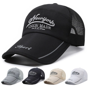 Breathable Mesh Baseball Cap New York Letter Embroidery Adjustable Outdoor Sport Trucker Hat Sunshade For Men Women