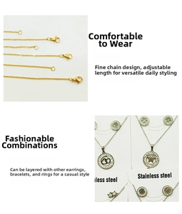 Detail of stainless steel jewelry set with butterfly and heart studs in gold and silver