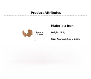 Détails du bracelet ouvert tissé en métal bronze avec dimensions et spécifications du produit