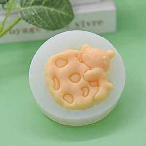 Stampo creativo in silicone a forma di orsetto per cioccolato fondente e dolci DIY