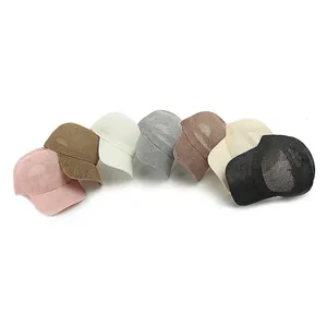Set of mesh breathable baseball caps for women in 7 colors for summer sun protection