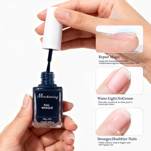 Détail du masque à ongles 12ml avec huile de jojoba montrant réparation et brillance