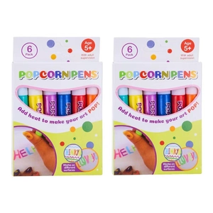 3D Popcorn Pens DIY Puffy Paint Puffy Bubble Drawing Tools Heat Expansion Art Supplies For Kids Creative Craft Hobby
