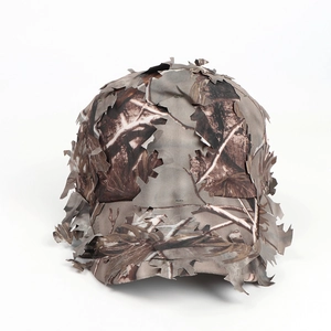 3D bionic leafy camouflage tactical baseball cap for outdoor woodland hunting and concealment