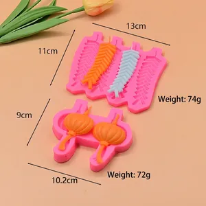 Silicone lantern and firecracker cake molds for Chinese New Year DIY decorations