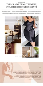 Detail of luxurious black satin slip dress featuring sleek spaghetti straps and an open back