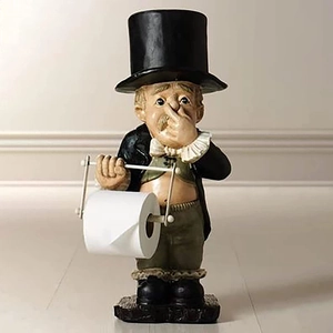 Funny Resin Gnome Statues Fishing Old Man Garden Decor Figurine Desktop Ornament Novelty Humorous Sculpture