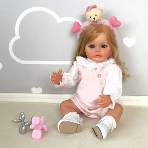Realistic Reborn Baby Doll Silicone Vinyl Hand Painted Visible Veins Rooted Hair Life Like Newborn For Kids Toddlers