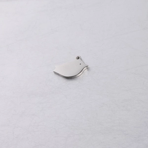 Polished silver bird pendant accessory in mirror stainless steel for DIY jewelry making