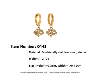 Détails des boucles d'oreilles arbre de vie en or avec dimensions et infos sur le zircon